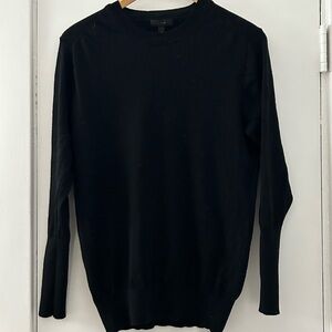 J. Crew Women's Black Crewneck Sweater